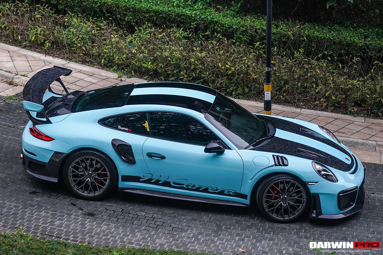 2012 - 2019 Porsche 911 991.1/991.2 Carrera/S GT2RS Style Carbon Fiber Quarter Panel Side Scoops